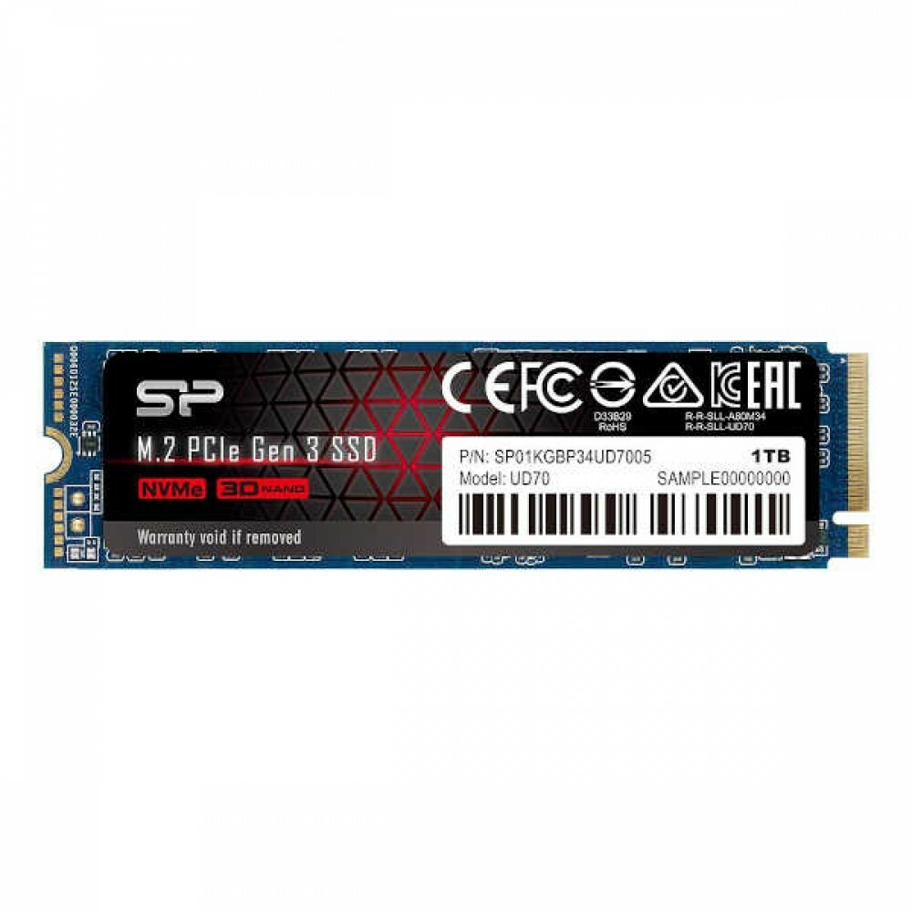 Silicon Power UD70 Series SSD 1TB M.2 2280 NVMe PCIe 3.0x4 Fedex
