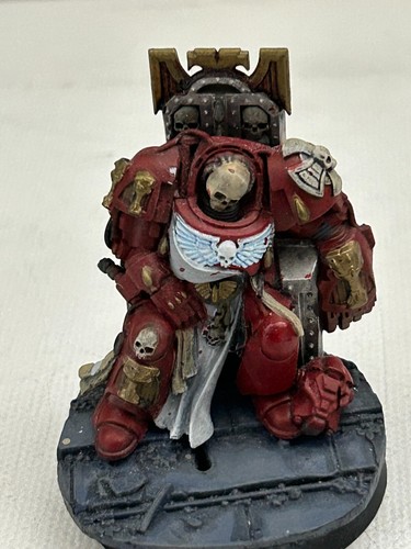 Warhammer 40K Classic Space Hulk Objective Marker Dead Terminator on Throne OOP