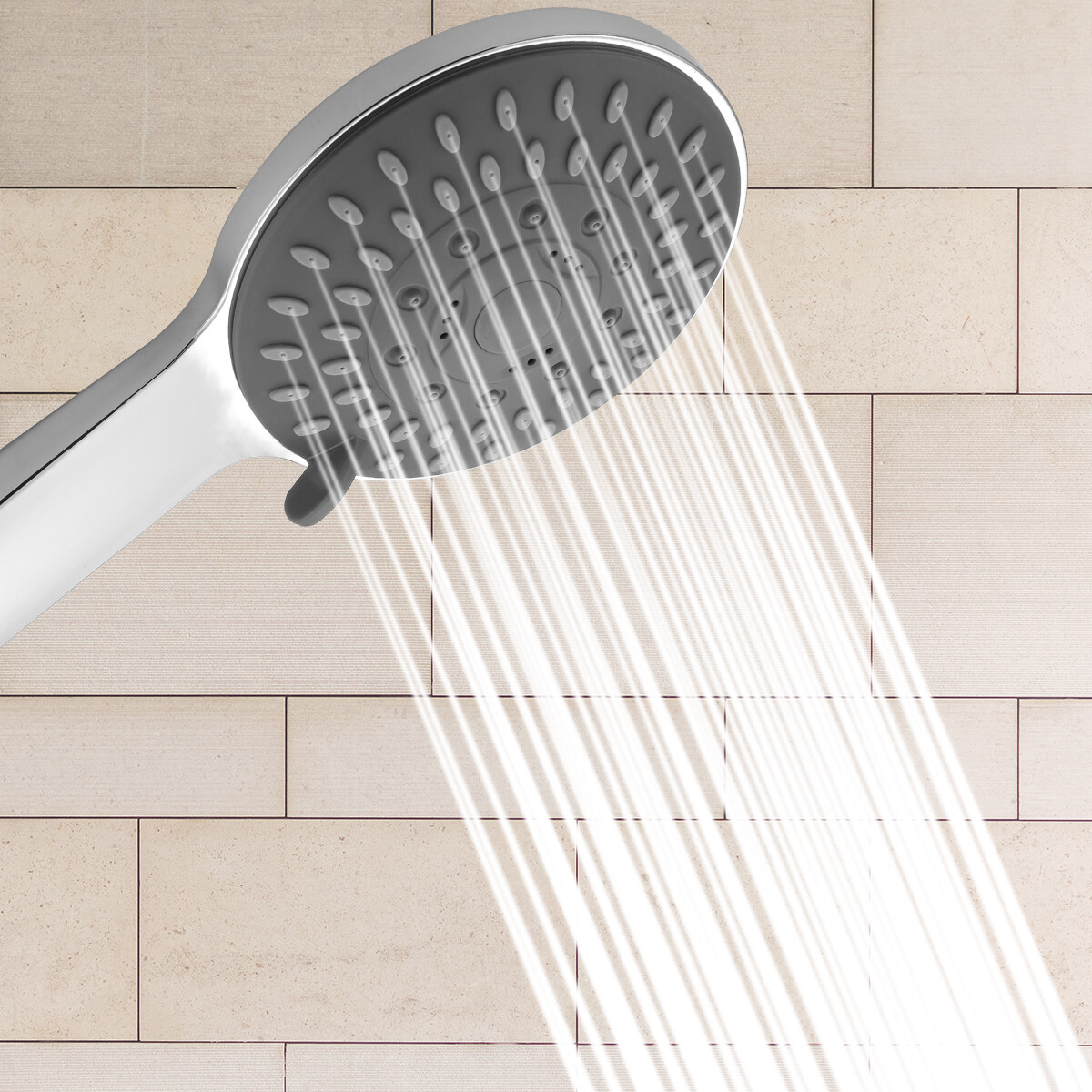 High Turbo Pressure Shower Head Bathroom Powerful Energy Water Saving
