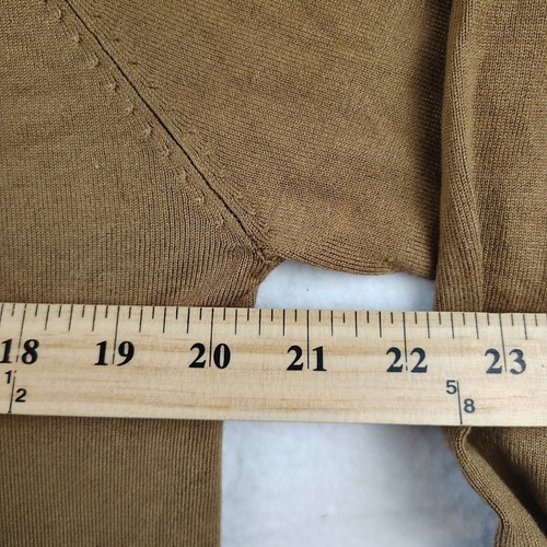 Zara Shirt Womens Medium Brown Sweater Long Sleeve Turtleneck - Picture 8 of 8