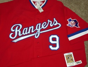 texas rangers jersey red