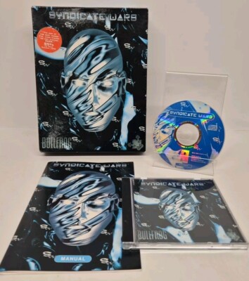Syndicate Wars CD Rom Big Box PC Spiel Bullfrog Retro 1996 mit Handbuch CIB 