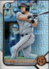 2022 BOWMAN CHROME PROSPECT 1ST MOJO SAN FRANCISCO GIANTS DIEGO RINCONES #BCP-65