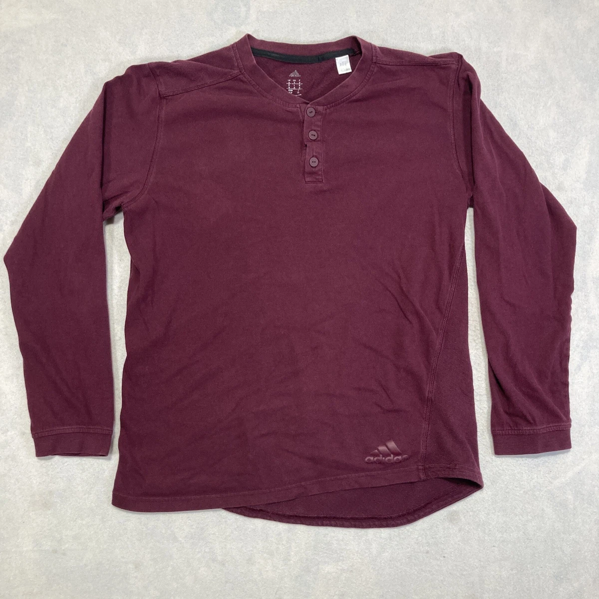 Adidas burgundy hotsell long sleeve