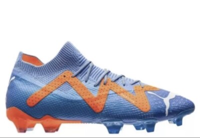 PUMA Future Ultimate FG AG Low Blue Glimmer Soccer Cleats 107165