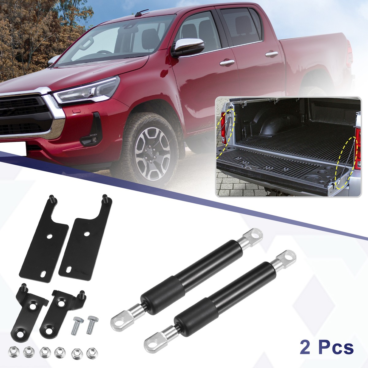 Truck Tailgate Assist Pickup Truck Lift Support Kit for