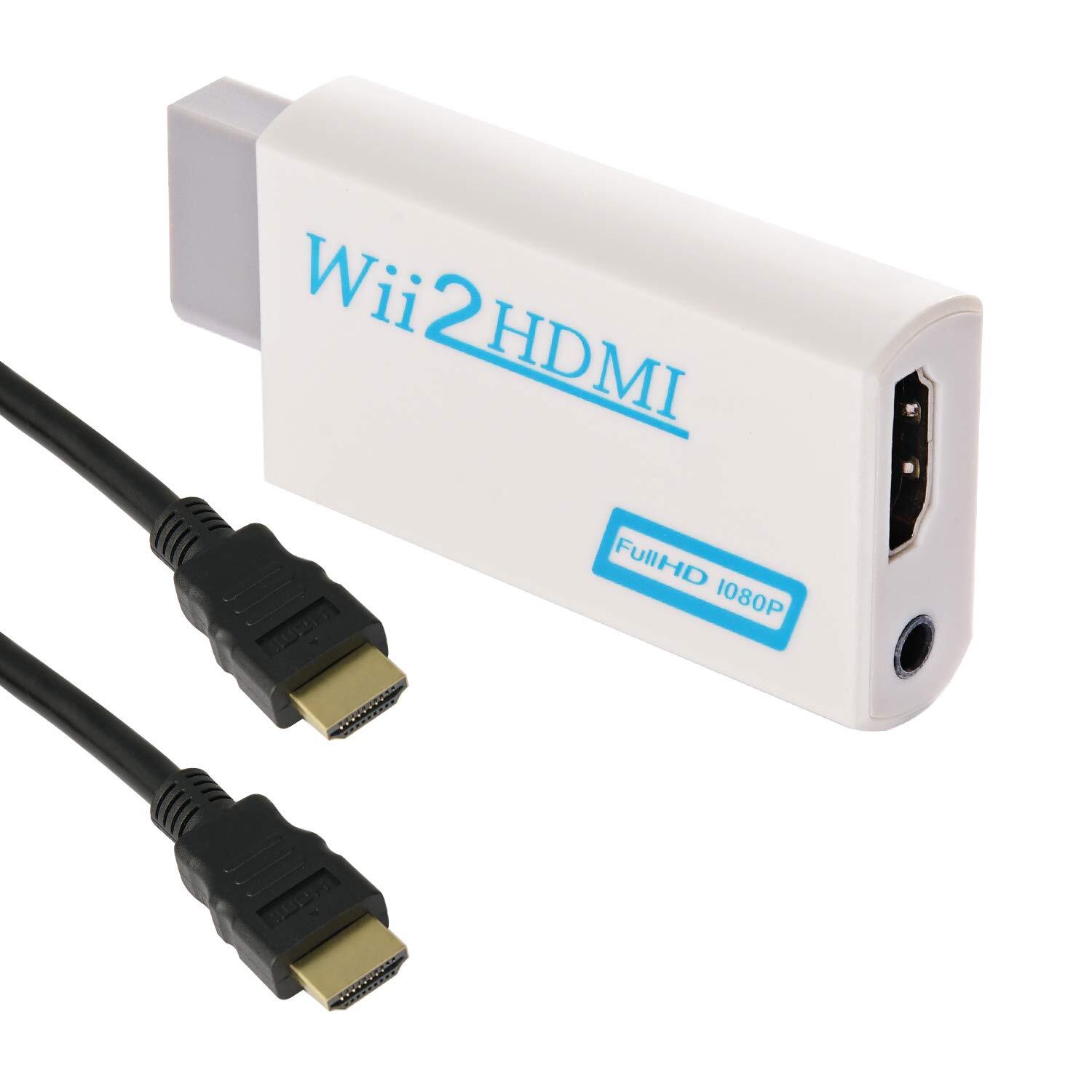 GoldOars Adattatore Wii a HDMI da Wii a HDMI Converter Adattatore Convertitor...