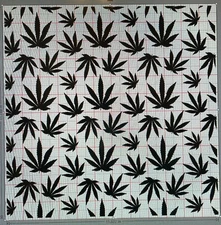 CANNABIS WEED VINYL STENCIL PATTERN FOR AIRBRUSHING SHOES AND SMALL PROJECTS