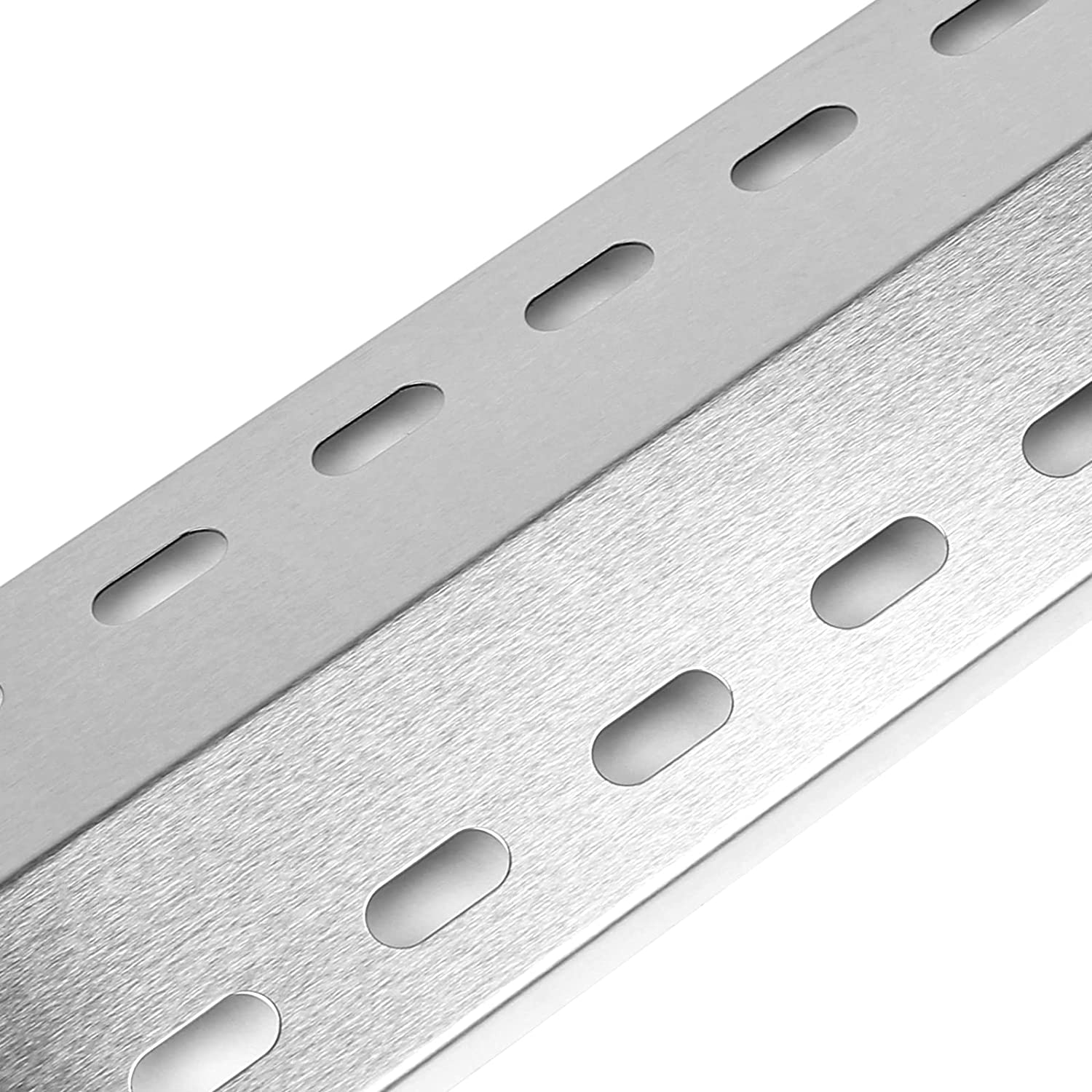 4x Brennerabdeckungen Aus Edelstahl – Verstellbare Heizplatten/Flammendiffusoren Für Gasgrill