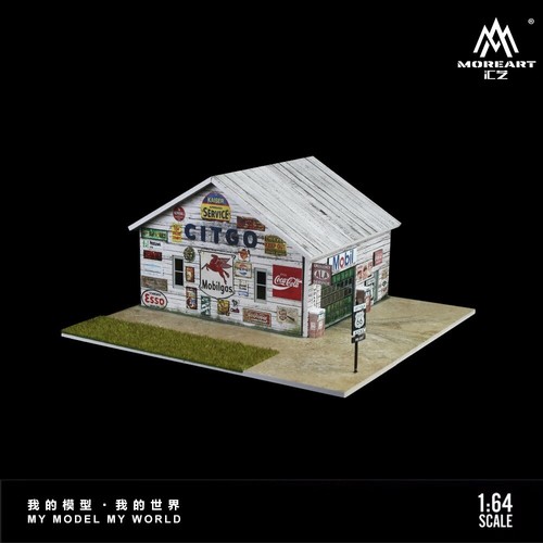 1/64 Diorama Fábrica Garaje Edificio Modelo Iluminación Ciudad Estacionamiento Escena Modelo - Imagen 17 de 56