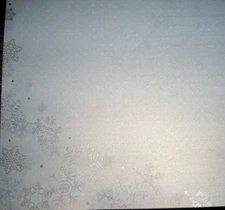 Wintertime Winter Snow Snowflakes TPC Studio 12 x 12 Cardstock