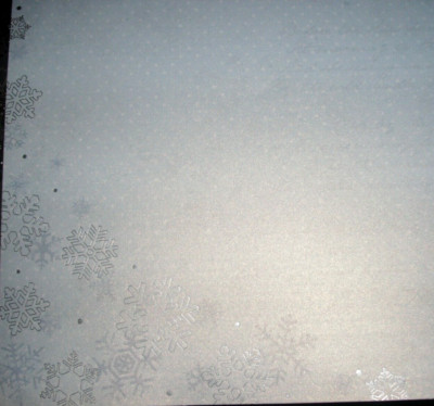 Wintertime Winter Snow Snowflakes TPC Studio 12 x 12 Cardstock