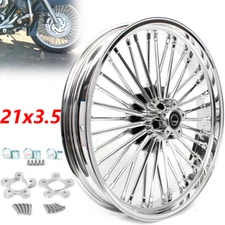 21''x3.5'' 36 Spoke Front Wheel Rim Dual Disc for Harley Electra Glide Road King