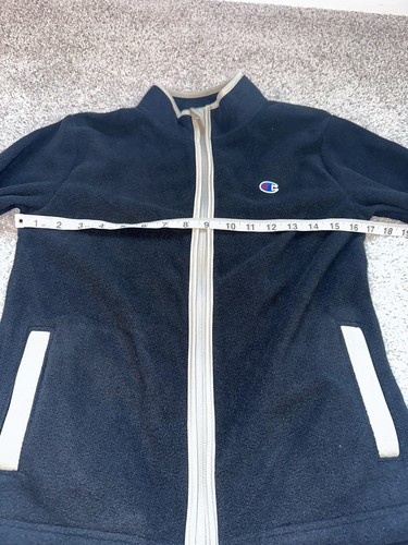 Champion Black Artic Cold Beige Youth Full Zip Fleece Jacket M (10/12) NWT - Picture 5 of 7