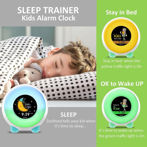 ZOOPOND Full-Color Mobile Display Alarm Clock for Kids, GRO Clock, Sound Machine - Picture 6 of 27
