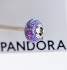 New 100% Authentic PANDORA 925 Ale Lab Opalescent Purple Charm 791691C05