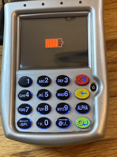 First Data FD-400GT Wireless Terminal Credit Card Machine, Cord & Paper - Works! - Picture 8 of 17