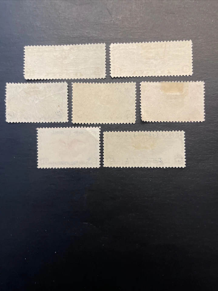 US Air Mail Stamps Collection Scott #C17,19-24….MH-1 Ng - Image 2 of 2