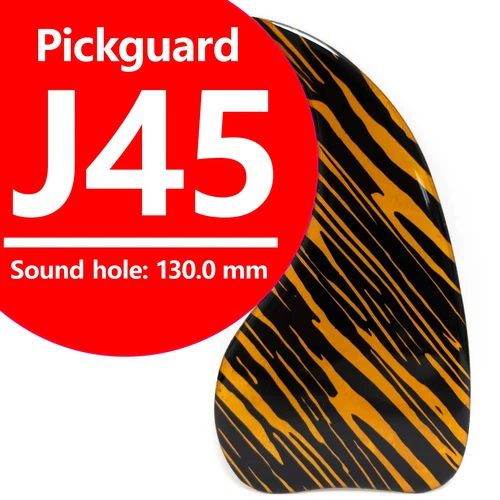 Acoustic Guitar Pickguard J45 Self-Adhesive Water Drop 2mm for Gibson 40-41"