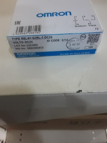 100 STCK. Menge G2RL-1-DC24 Omron Allzweckrelais 12 AMP 24VDC - Neu - Bild 4 von 5