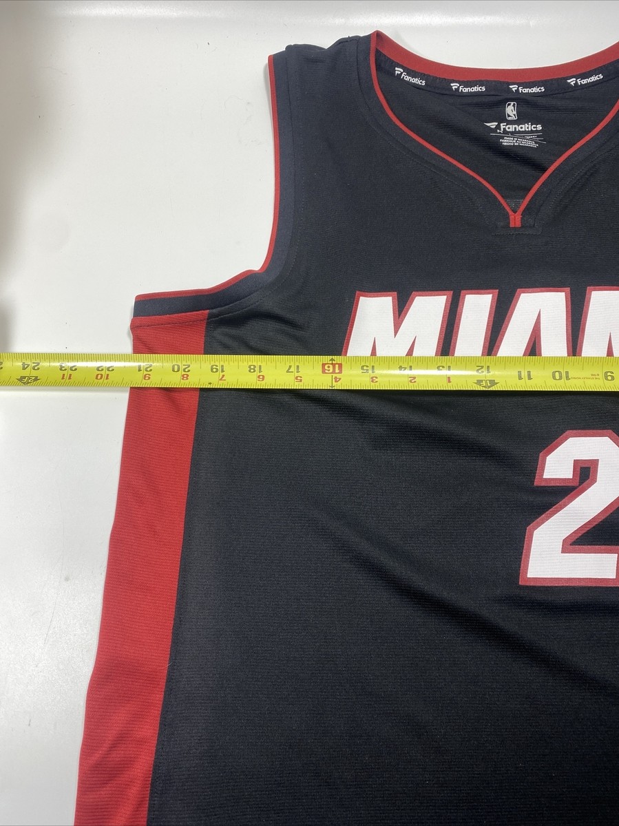 Fanatics NBA Miami Heat 21 Hassan Whiteside Black Jersey