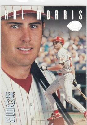 HAL MORRIS /100 STUDIO SILVER PRESS PROOF HOLO FOIL CINCINNATI REDS #36 1996 96