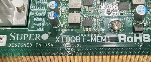 Supermicro X10QBI-MEM1 Memory Board 8048B-TR4FT REV 1.01 - Image 3 of 3