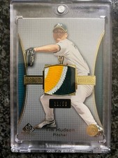 2004 Upper Deck SP Tim Hudson Jersey Relic GU SSP Nice Premium Patch #/50