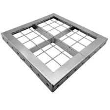 Feuerverzinkt Fenstergitter Kellerfenster Metall Gitterrahmen Schachtabdeckung