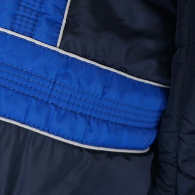 Veste De Ski Vintage Roffe Homme Taille M Bleue – Années 80, Fabriquée Aux USA, Zip De Poche Cassé