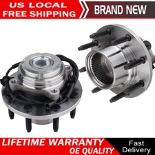 Pair Front Wheel Bearing Hub 4x4 4wd For Ford Excursion F-250 F-350 Super Duty
