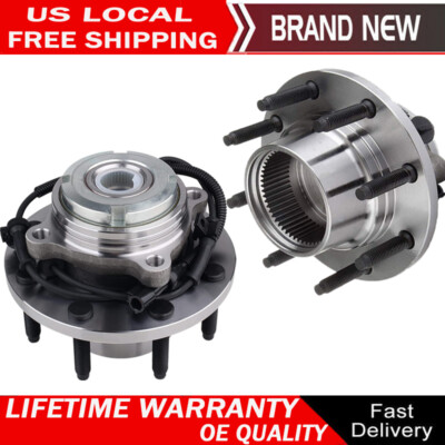 Pair Front Wheel Bearing Hub 4x4 4WD for Ford Excursion F-250 F-350 Super Duty