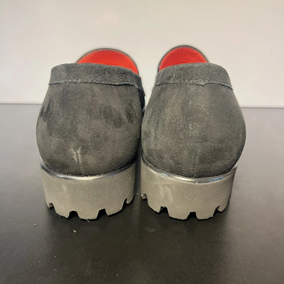 Mocasín para mujer PAS DE ROUGE Marta suela de gamuza negra Penny 41 Foto 4 de 4