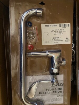 Encore KL55-7012-SE4 NSF ADD-ON Faucet Assy w/12  Spout LOW LEAD (NEW)