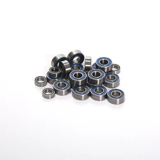 FOR TRAXXAS 2WD SLASH 21 PC BLUE RUBBER SEALED BEARING KIT BY FULLFORCE RC