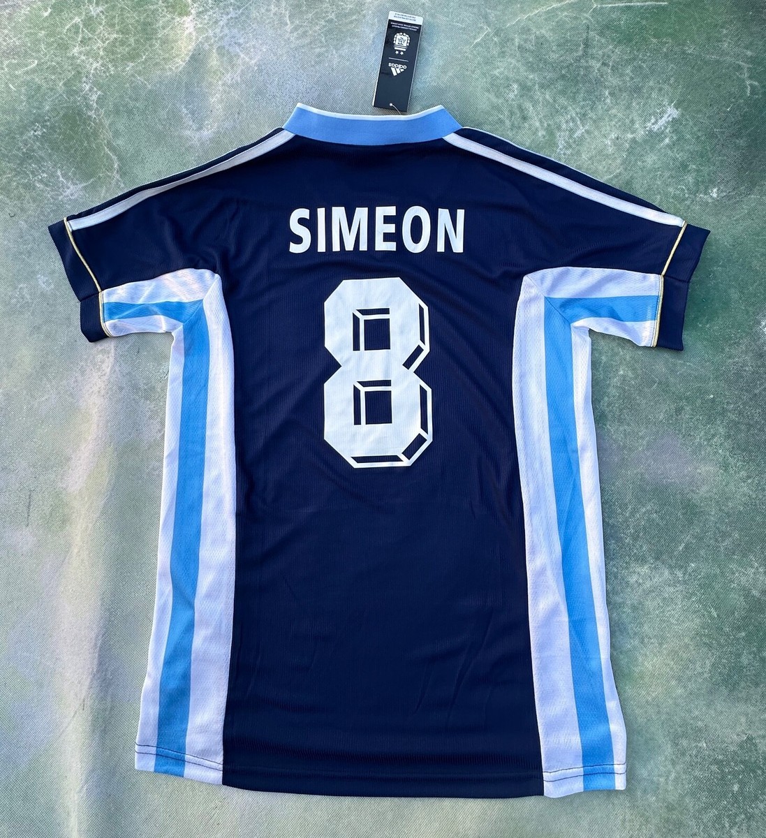 1998 France World Cup Argentina National Soccer Team Diego Simeon