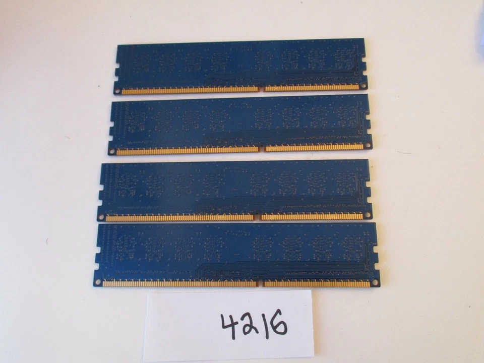 ELpida 4x2Gb=8Gb PC3-10600 1333Mhz DDR3 Desktop Memory RAM (4216) - Image 4 of 4