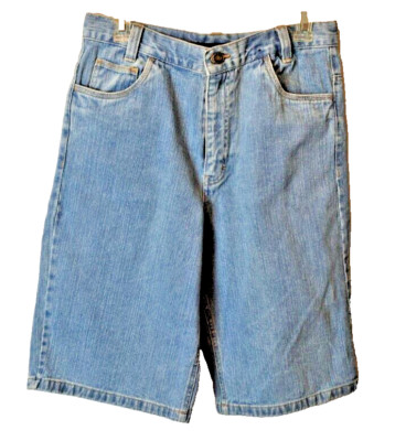 Basic Editions Boys 14H shorts blue denim Retro 5 pocket high