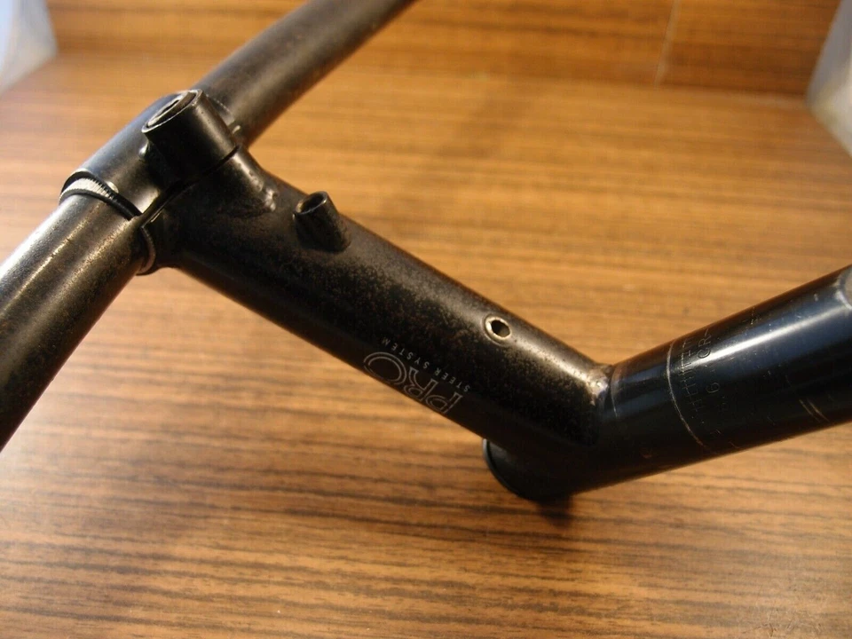 Manillar plano de acero MTB de la década de 1990 sistema de dirección ODYSSEY PRO + vástago de pluma 28,6 mm Foto 3 de 4