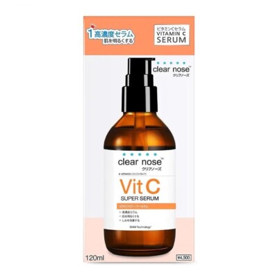 Clear Nose Vitamin C Super Serum Concentrate Skin Brightening Reduce Dark 120 ml