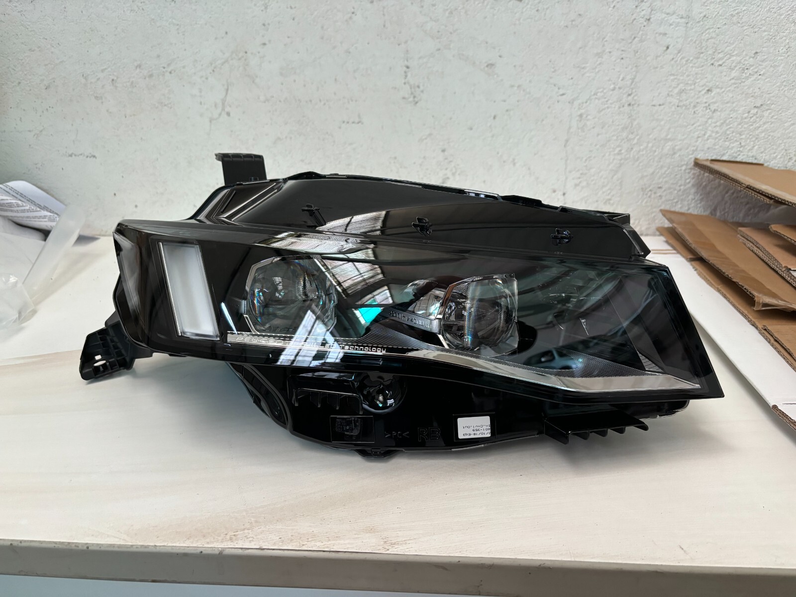 FARO FANALE ANTERIORE DX A LED PEUGEOT 508 09/18  CON LOGO ORIGINALE