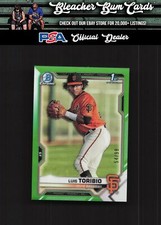 2021 Bowman Chrome BCP-228 Luis Toribio Prospects Green Refractor /99
