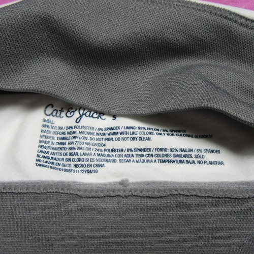 Cat & Jack Girls Size S Seamless Bra Cement Striped - Picture 6 of 8