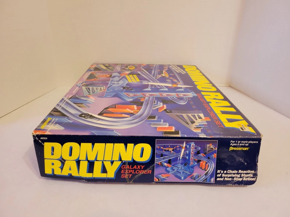 Domino Rally Galaxy Explorer Set Vintage 1993 Game - Incomplete - Image 2 of 4