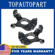 2pcs Front Steering Knuckle for 2003-09 Hummer H2 2001-2006 Silverado 3500