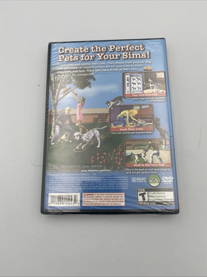 The Sims 2 Pets PlayStation 2 Greatest Hits Sealed - Image 2 of 4