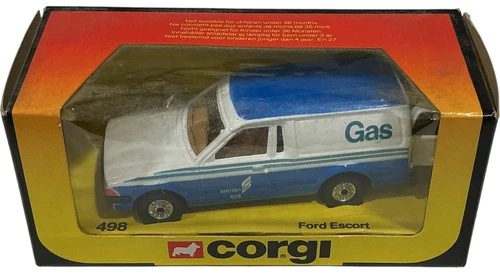 Corgi Ford Escort 498 Diecast Vintage Model Car in Original Box 6193