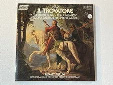 Verdi Il Trovatore Bjoerling Cellini (1982 RCA VLS 00699 Import Stereo 2LP Box)