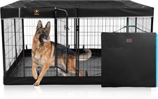 Puppy Playpen Plus Storage Bag with Bottom  Cover, 31.3" H Heavy Duty Dog