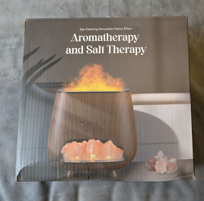 himalayan crystal aromatherapy and salt diffuser 200 ml